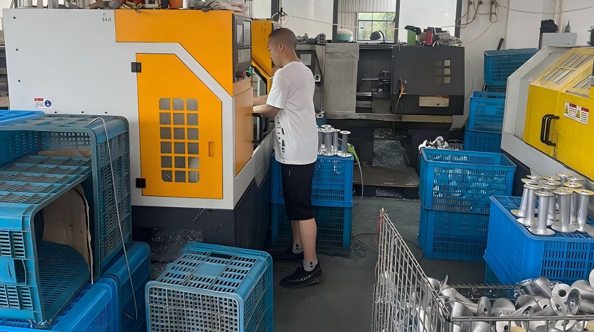 Diverse Types of CNC Machines and Their Applications 2 In a CNC lathe, the workpiece is held and rotated at high speed