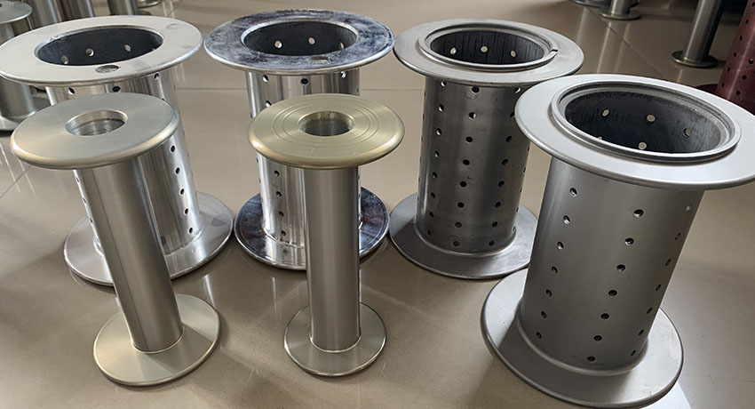 Forged Flanged Bobbins 3 Various Types of Aluminium-Forged Flanged Bobbins in Factories