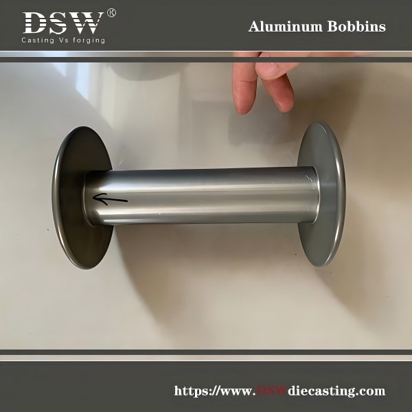 Flanged Bobbins with rims or edges on both ends of the bobbin