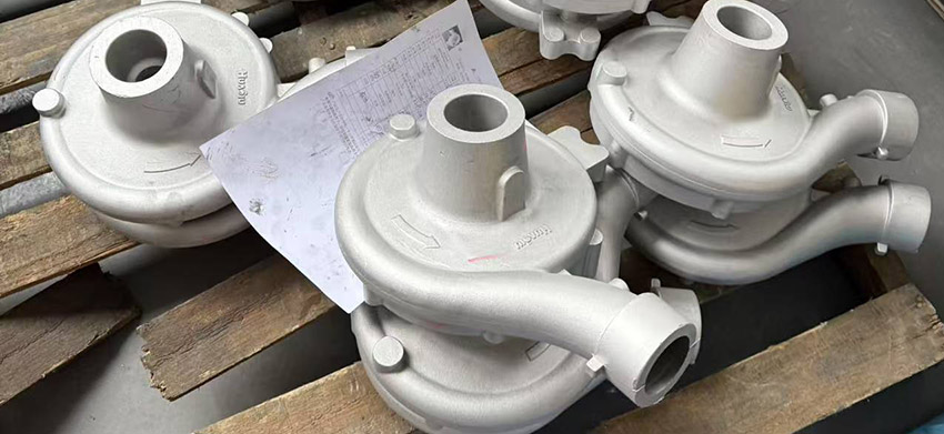 aluminium-gravity-casting Aluminum pumps made via gravity die casting