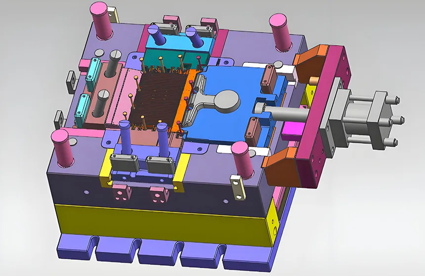 Aluminium Die Cast Tooling 1 CAD die design for cast tooling