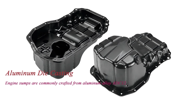 aluminum engine sump 3 die tooling and finished products for aluminium deep oil sumps.