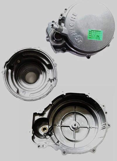 Various aluminum light fixture parts for residential and commercial lighting systems