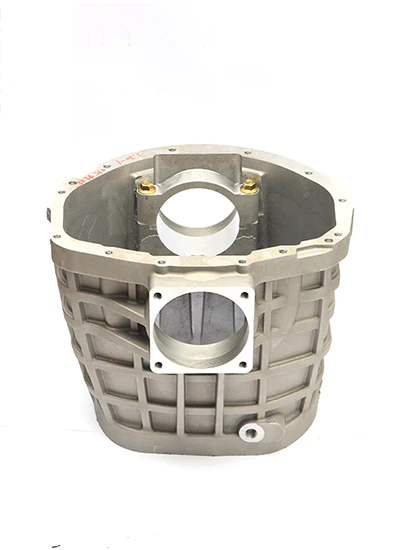 Aluminum motor shell with high precision die cast structure for electric motors and industrial equipment